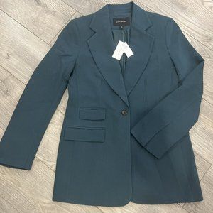 Banana Republic Blend Green Button Front Jacket Blazer Size 6